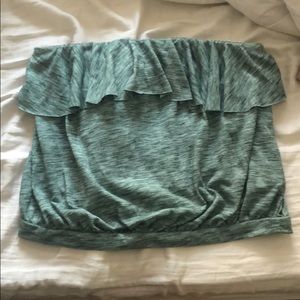 Strapless kimchi blue strapless ruffle tube top